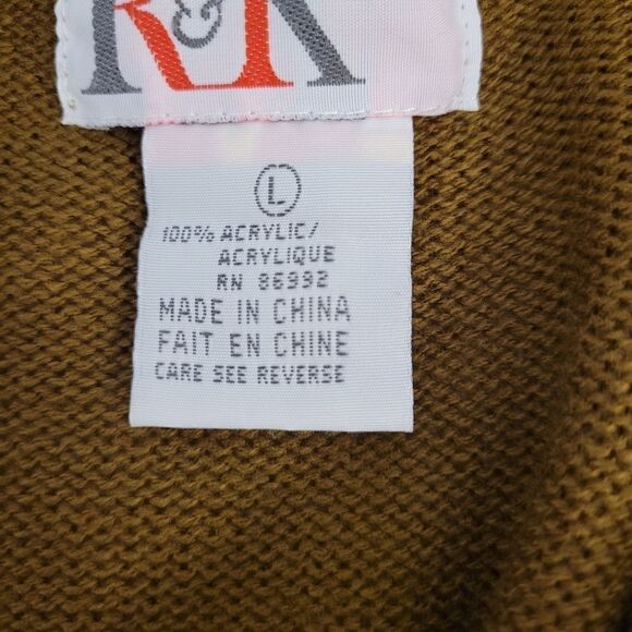 R&K Originals sweater dress brown Knitted large pullover Pre-owned - Picture 4 of 4